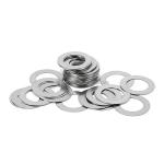 Custom 0.02mm Flat Washers 304 Stainless Steel Aluminum Flat Shims Anodized