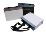 Black / White Mala Alisha 250g Paper Carrier Bag 0c+1c Printing, Custom Shopping