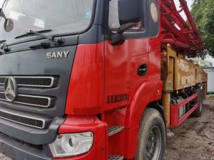 China Used SANY 37m Boom Concrete Pump Truck SYM5230THB 370C-8A J08E WY Engine wholesale