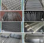 Stainless Steel Metal Chain Conveyor Belt Mesh Sprocket Driven
