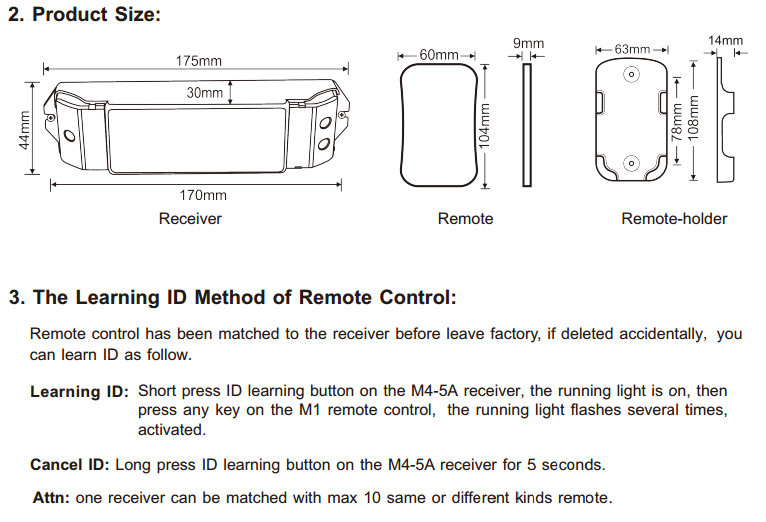Durable Rgb Strip Light Controller With Remote And Small Receiver CE Approved