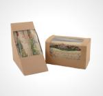 custom kraft sandwich boxes corrugated cardboard box