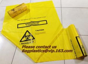 China Autoclave waste bag, Specimen bags, autoclavable bags, sacks, Cytotoxic Waste Bags, biobag wholesale