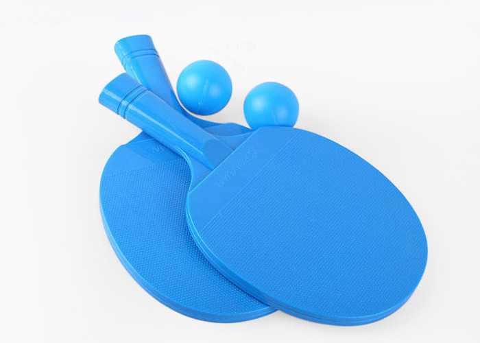 Yellow Hard Table Tennis Set With Balls For Beginner Recreation