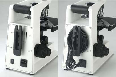White Trinocular Lab Biological Microscope With Mechanical Stage