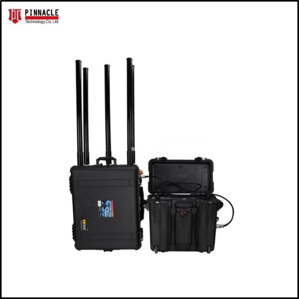 800W RCIED Cell Phone Jamming Device Pelican Disruptor For Military Police