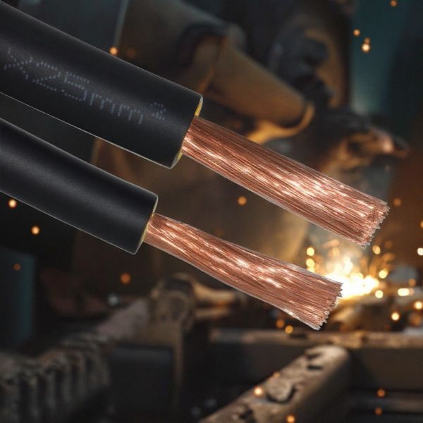 Pure Copper Stranded Flexible Welding Cable with Wear Resistance and High Temperature Resistance for Industrial Use