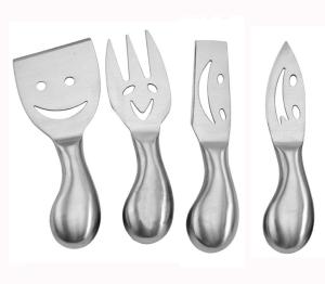 China Cheese Tool Stainless Steel Smile Shape Cheese Knives factory price wholesale