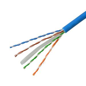 China 5.5MM CAT5 Lan Cable CAT5 Ethernet Cable HDPE Insulation PVC Jacket wholesale