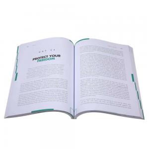 China Coated Paper Softcover Book Printing Full Color Brochure Printing Services on sale