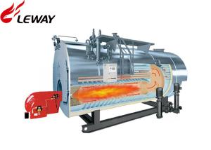 China Fire Tube Natural Gas Hot Water Boiler Big Volume Combustion Room Design wholesale