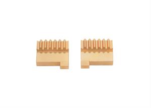 China Mirror Spur Rail Rack M0.7 CNC Machining DIN3962 Aluminium Bronze wholesale
