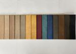 Plain Sweat Leather Sofa Fabric 150gsm Faux Suede Upholstery Fabric
