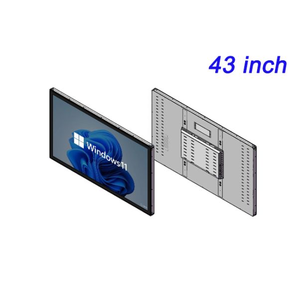 49 inch All Aluminum Enclosed Control All-in-one Computer Embedded Industrial LCD Display