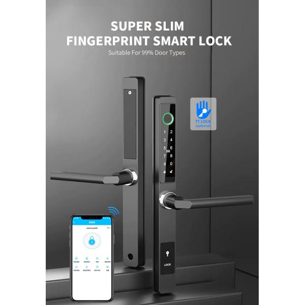 Waterproof TTlock Smart Lock FPC Fingerprint Remote Control Biometric Gate Lock