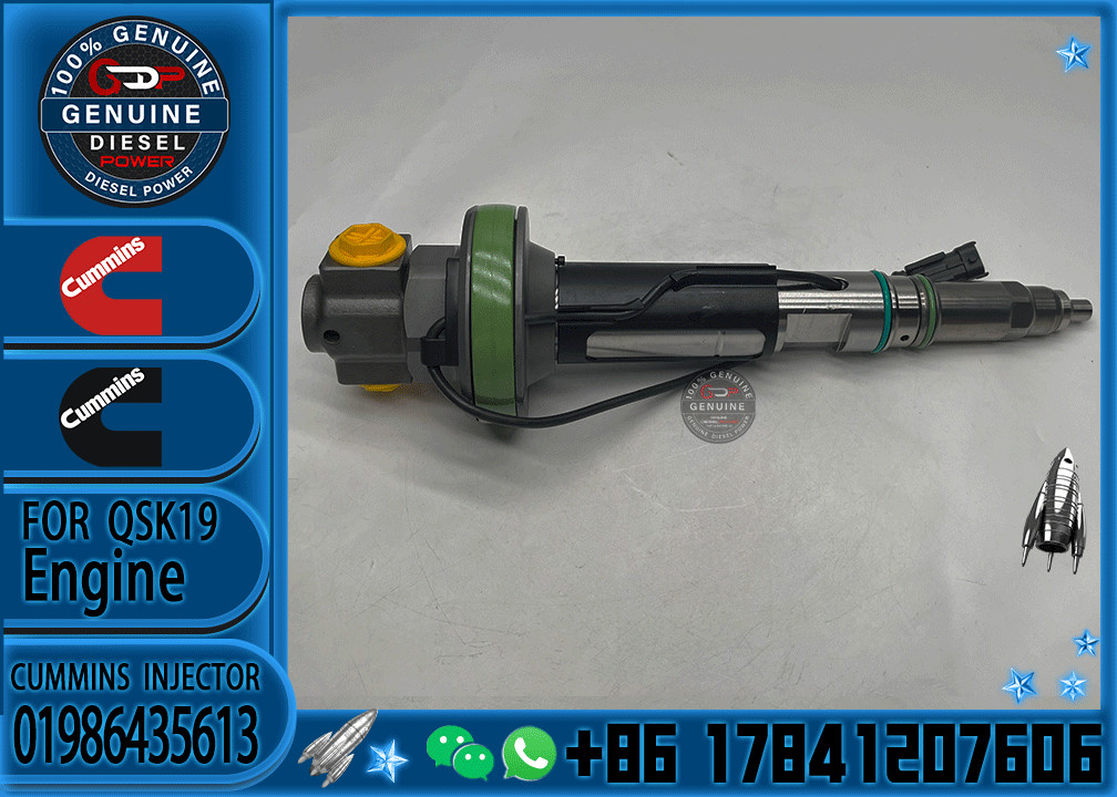 Genuine Fuel Injector Assembly F00BJ00002 01986435613 0986435902 0986435905 0986435616 F00BJO0008For Qsk19 Engine
