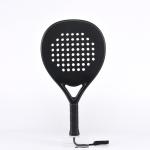 Lightweight 0.36kg Carbon Plate Paddle Tennis Racket For Beach Board / Court