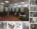 Sanitary SUS304 Steel Conical Fermenter 1000L 3 Layers Dimple Jacket Alcohol