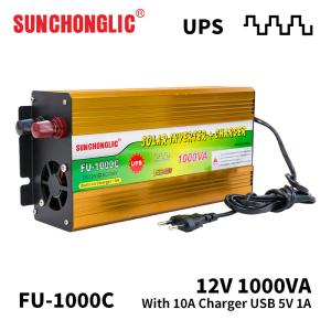 China 1000va Ups Charger Inverter Modified Sine Wave Solar UPS Inverter With AC Charger 12v 220v wholesale