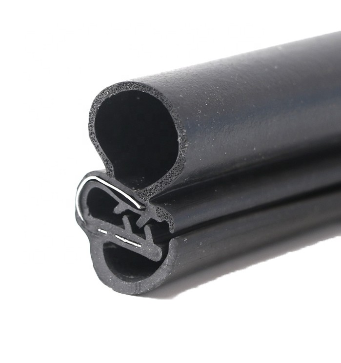 20-90 Shore Hardness EPDM Rubber Profile for Automatic Car Door Safety Edge Protection