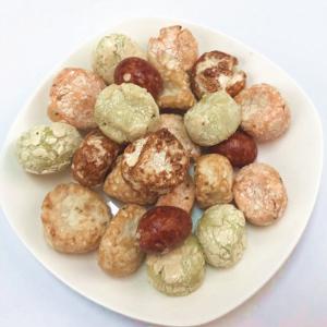 China Wasabi Salted BBQ Coated Peanut Snack Crackers Roasted Mix Peanuts king crackers wholesale