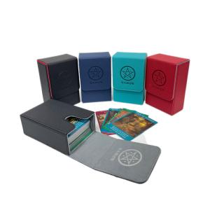 China PU Leather Tarot Card Holder Box 80+ Thallo Custom Card deck card box wholesale