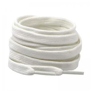 China White Flat Waxed Cotton Boot Laces Flat Waxed Boot Laces Red Wing on sale