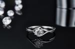 Women 3 Carat Natural Moissanite Ring Gemstone Wedding Promise Engagement