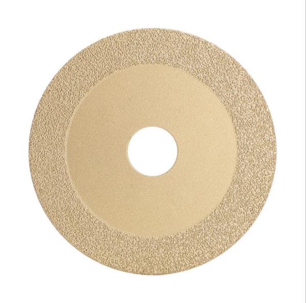 4.3'' 110×1.2/2.2×5×20 Vacuum Brazed Diamond Saw Blade For Cutting Cast Iron