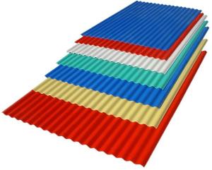 China PPGI Metal Galvanized Steel Corrugated Zinc Roofing Sheet Roof Plate with GS Certificate within 3601-3660mm Length wholesale
