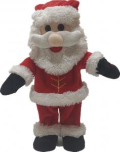 China 36cm 14.17in Walking Singing And Dancing Santa Claus Musical Toy SGS on sale