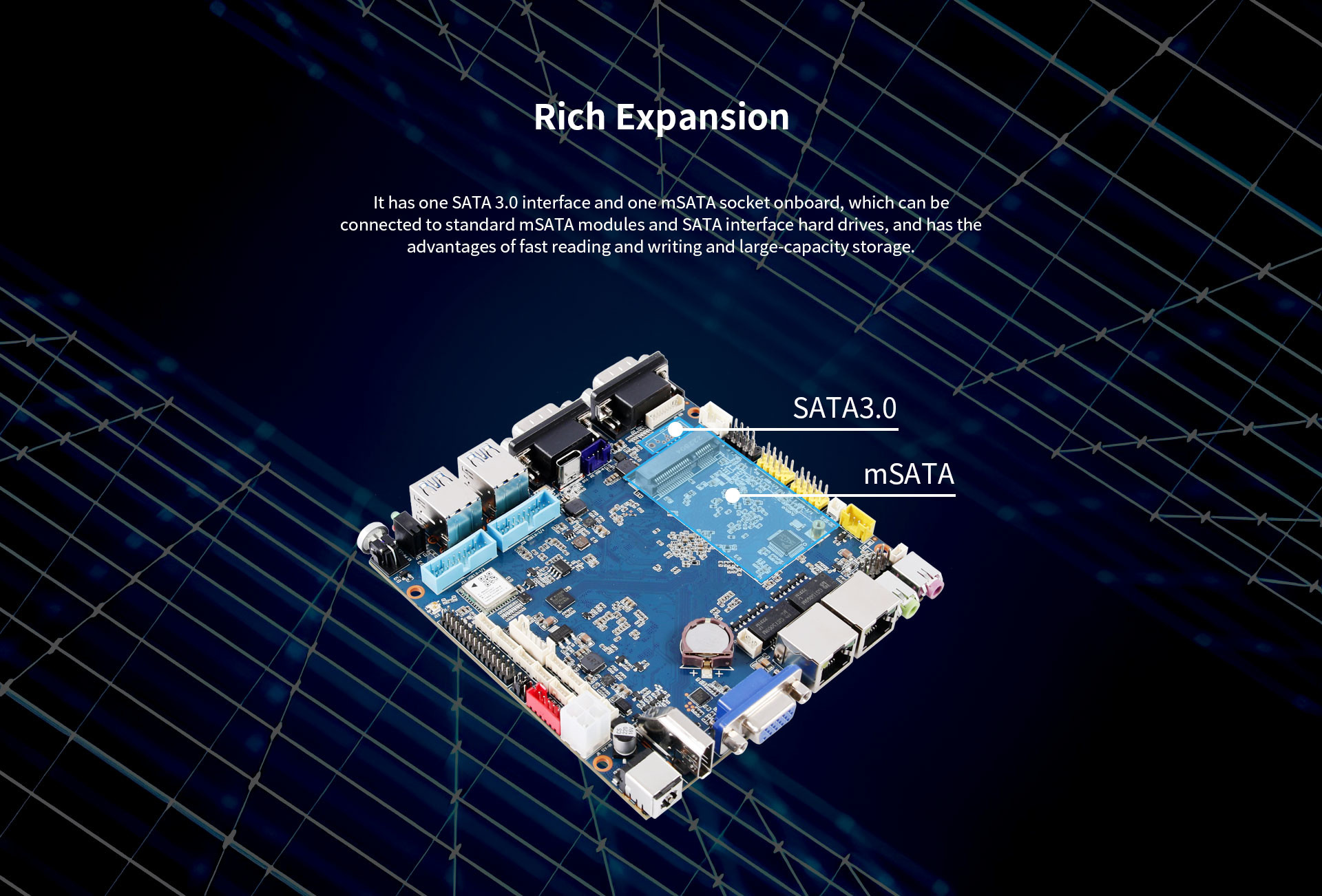 UPC-3568 Intelligent industrial computer Mainboard 1-way tamper-proof control interface WiFi 6
