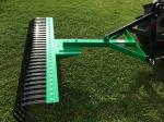 LR - Farm Implements Tractor 3-Point Mounted Landscape Raker; Tractor Attachment