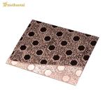 PVD Golden Rose Etched Stainless Steel Sheet Mirror 304 Plate