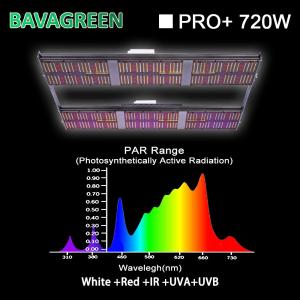 China Samsung Hydroponic 720w UV IR LED Grow Light Full Spectrum For Flower Plant wholesale