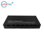 10/100/1000Mbps 2port RJ45+8port SC fiber ethernet media converter switch normal