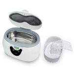 0.6L Stainless Steel Digital Timer Jewelry Glass Dental Ultrasonic Cleaner Bath