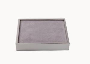 China Flannelette Covered Metal Watch Display Box For Fashion Boutiques Store wholesale