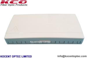 China White Fiber Optic Terminal Box , Optical Splitter Box Indoor Wall Mounted Socket wholesale