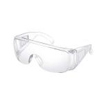 Outdoor Transparent Wide Vision Sport Safety Goggles Clear Polycarbonate frame