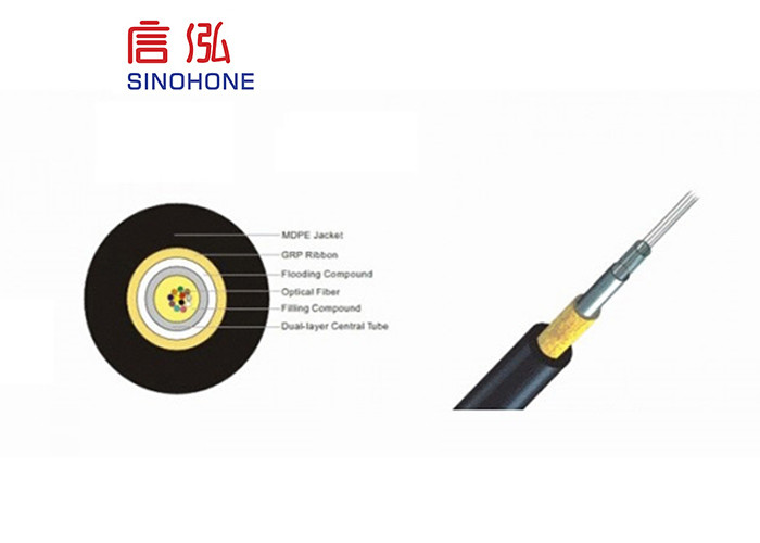High Flexibility Fiber Network Cable Types Non Metallic Central Tube Access