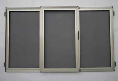 Stainless steel security screen window can resist mosquitoes and flies.