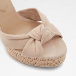 Chunky Heel Buckle Ankle Strap Platform Sandals Hemp Rope Bottom