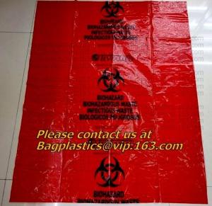 China Biohazard Waste Bags, Biohazard Garbage, Waste Disposal Bag, Blue bags, sacks, medical clinics, doctors offices nursing wholesale