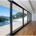 USA Standards Aluminum Exterior Glass Lift Sliding Doors With Material For Patio