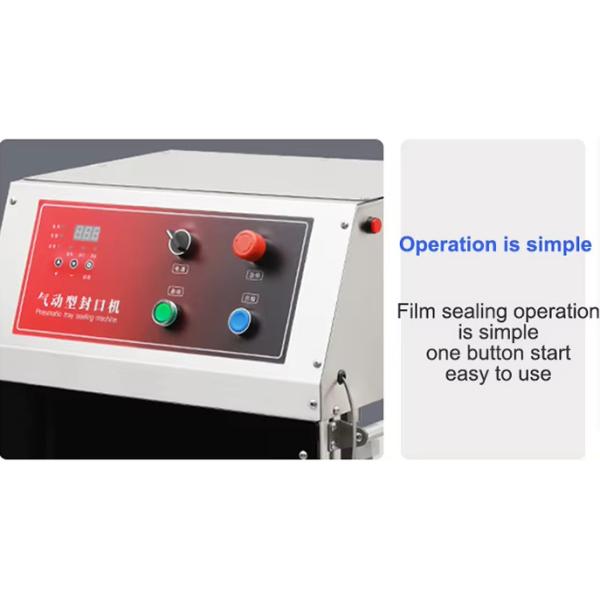 CE Certified Food Tray Sealing Machine Manual Heat Tray Sealer Packaging Wrapping Machines