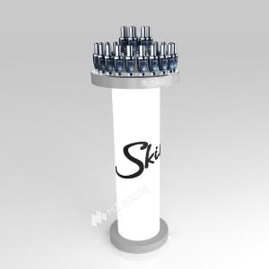 China GDR05-JC03 Beauty Display Rack with Front Text Carving and Translucent Light Panel for Fashion Boutique wholesale