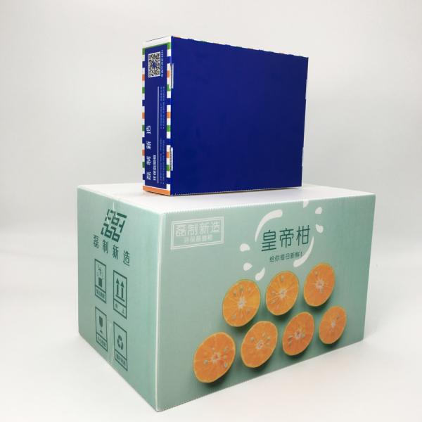 Corrugated Plastic Carton Packaging Agricultural Freshness Retain Food Grade