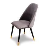 High Back Leather Dining Room Custom Made Furniture With Metal Legs Custom