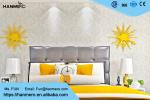 Bright Floral Wallpaper Modern Removable Wallpaper Non Woven Wall Covering